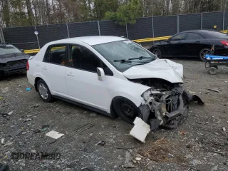 2009 Nissan Versa 1.8 S with VIN 3N1BC11E19L463266, listed as a Copart auction lot 47758755 with 111,257 mi miles and Salvage Title. Bid and sale history available at carsss.com. Image 4.