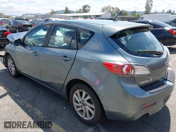 2013 Mazda 3 i Touring with VIN JM1BL1L85D1706095, listed as a IAAI auction lot 41938796 with 212,461 mi miles and . Bid and sale history available at carsss.com. Image 3.