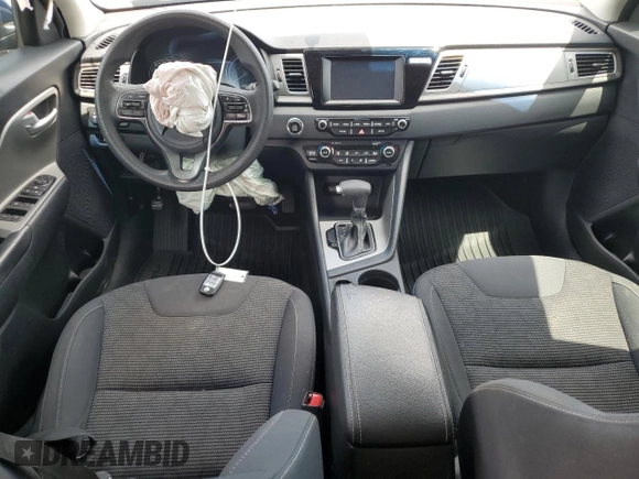 2017 Kia Niro LX with VIN KNDCB3LC2H5082018, listed as a Copart auction lot 53488755 with 122,830 mi miles and Salvage Title. Bid and sale history available at DreamBid. Image 8.