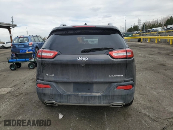 2016 Jeep Cherokee Limited with VIN 1C4PJMDS0GW145433, listed as a Copart auction lot 49681875 with 101,999 mi miles and Salvage title. Bid and sale history available at DreamBid. Image 6.