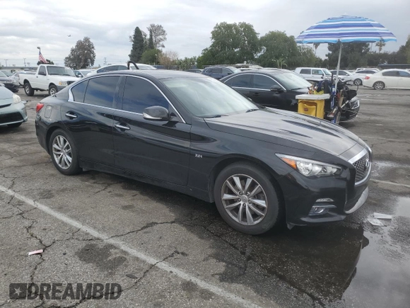 2016 Infiniti Q50 2.0t Premium with VIN JN1CV7AP4GM202199, listed as a Copart auction lot 48600515 with 112,485 mi miles and Salvage Title. Bid and sale history available at carsss.com. Image 4.