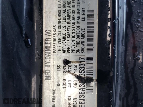 2010 Smart fortwo Pure z VIN WMEEJ3BA3AK353317, wystawiony jako Copart lot #48560975 z przebiegiem 163 175 mil mil oraz Czysty tytuł • Clean title. Historia ofert i sprzedaży dostępna na DreamBid. Obrazek 12.