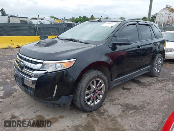 2013 Ford Edge SEL with VIN 2FMDK3J99DBB26514, listed as a IAAI auction lot 42047335 with 112,790 mi miles. Bid and sale history available at carsss.com. Image 2.