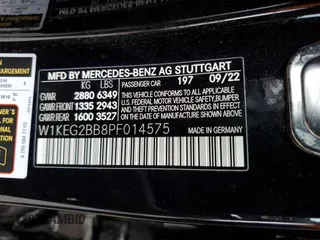 2023 Mercedes-Benz EQE with VIN W1KEG2BB8PF014575, listed as a Copart auction lot 54380985 with 15,189 mi miles and Salvage Title. Bid and sale history available at carsss.com. Image 12.