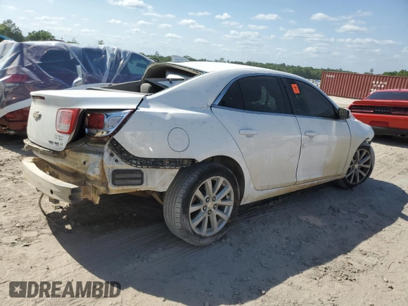 2015 Chevrolet Malibu LT with VIN 1G11D5SL7FF177981, listed as a Copart auction lot 54140905 with Not Provided miles and Salvage Title. Bid and sale history available at DreamBid. Image 3.