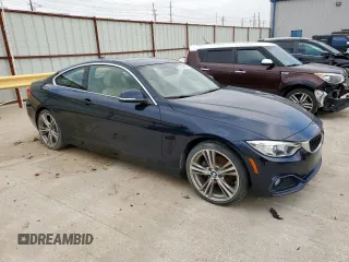 2017 BMW 4 Series 430i with VIN WBA4R7C52HK895575, listed as a Copart auction lot 55348865 with 57,288 mi miles and Clean Title. Bid and sale history available at carsss.com. Image 4.