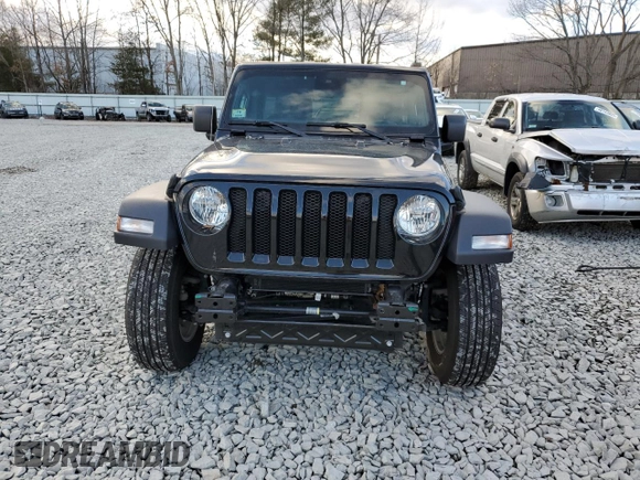 2022 Jeep Wrangler Unlimited Sport S with VIN 1C4HJXDG0NW213857, listed as a Copart auction lot 47451355 with 18,139 mi miles and Salvage Title. Bid and sale history available at DreamBid. Image 5.