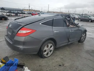 2012 Honda Crosstour EX-L with VIN 5J6TF2H50CL004991, listed as a Copart auction lot 39572604 with 0 mi miles and Salvage Title. Bid and sale history available at carsss.com. Image 3.