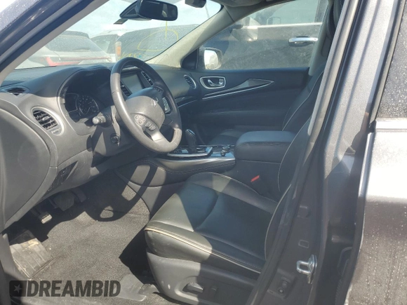 2019 Infiniti QX60 Luxe z VIN 5N1DL0MM2KC519862, wystawiony jako Copart lot #75519754 z przebiegiem Nie podano mil oraz Nie do naprawy • Non repairable. Historia ofert i sprzedaży dostępna na DreamBid. Obrazek 7.