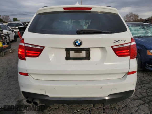 2011 BMW X3 35i with VIN 5UXWX7C59BL734707, listed as a Copart auction lot 44758405 with 139,092 mi miles and Salvage Title. Bid and sale history available at DreamBid. Image 6.