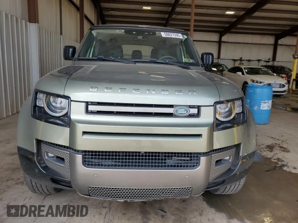 2022 Land Rover Defender X-Dynamic HSE z VIN SALE37RU6N2090786, wystawiony jako Copart lot #59027595 z przebiegiem 15 656 mil mil oraz Szkoda całkowita • Salvage title. Historia ofert i sprzedaży dostępna na DreamBid. Obrazek 5.