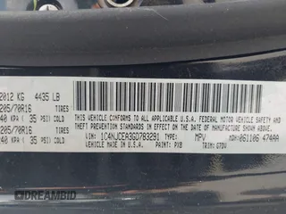 2016 Jeep Compass High Altitude с VIN 1C4NJCEA3GD783291, выставлен на аукционе IAAI как лот 42634899 с пробегом 124 083 миль миль и . История ставок и продаж доступна на DreamBid. Изображение 9.