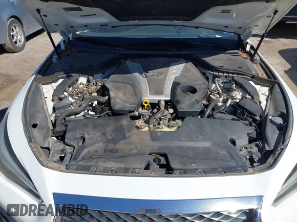 2018 Infiniti Q50 3.0t LUXE with VIN JN1EV7AP5JM355898, listed as a IAAI auction lot 40455903 with 80,812 mi miles. Bid and sale history available at carsss.com. Image 10.