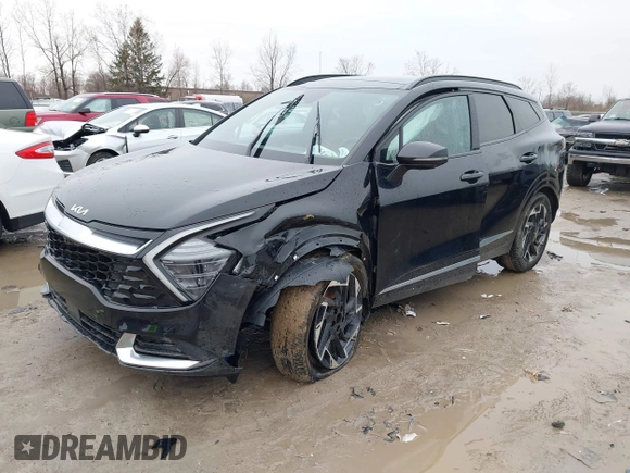 2023 Kia Sportage SX-Prestige with VIN 5XYK53AF7PG086989, listed as a IAAI auction lot 41938657 with 43,255 mi miles and . Bid and sale history available at DreamBid. Image 17.