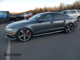 2018 Audi S7 Prestige with VIN WAU2FAFC4JN004777, listed as a Copart auction lot 41673215 with 53,221 mi miles and Salvage Title. Bid and sale history available at carsss.com. Image 1.