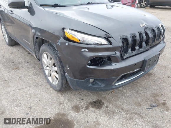 2016 Jeep Cherokee Limited with VIN 1C4PJMDS6GW120374, listed as a IAAI auction lot 41540008 with 102,131 mi miles and . Bid and sale history available at DreamBid. Image 17.