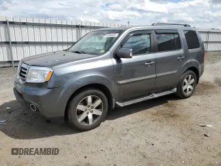 2012 Honda Pilot Touring with VIN 5FNYF4H99CB045763, listed as a Copart auction lot 54984825 with 217,548 mi miles and Clean Title. Bid and sale history available at DreamBid. Image 1.
