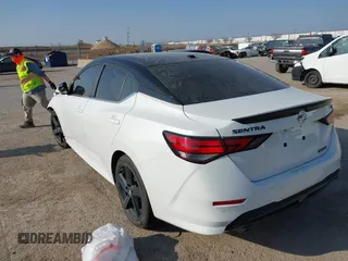 2023 Nissan Sentra SR with VIN 3N1AB8DV4PY244756, listed as a IAAI auction lot 41793694 with 38,269 mi miles. Bid and sale history available at carsss.com. Image 3.