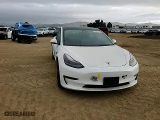 2022 Tesla Model 3 Long Range with VIN 5YJ3E1EB9NF166878, listed as a Copart auction lot 45726195 with 156,000 mi miles and Salvage Title. Bid and sale history available at carsss.com. Image 11.