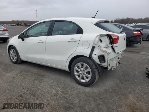 2014 Kia Rio LX with VIN KNADM5A37E6354286, listed as a Copart auction lot 79502914 with 113,826 mi miles and Salvage Title. Bid and sale history available at carsss.com. Image 2.
