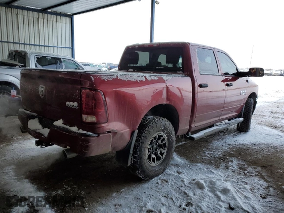 2013 Ram 1500 ST with VIN 1C6RR7KT1DS567140, listed as a Copart auction lot 88809705 with 41,538 mi miles and Salvage title. Bid and sale history available at DreamBid. Image 3.