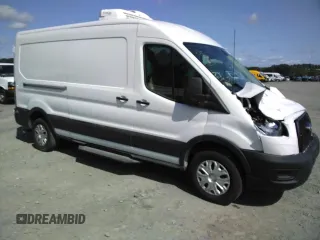 2023 Ford Transit Cargo with VIN 1FTBR1C87PKC01057, listed as a Copart auction lot 66183374 with 1,863 mi miles and Salvage Title. Bid and sale history available at DreamBid. Image 4.