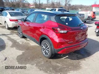 2023 Nissan Kicks SV with VIN 3N1CP5CV4PL569883, listed as a IAAI auction lot 41768754 with 8,253 mi miles. Bid and sale history available at carsss.com. Image 3.