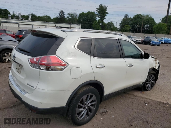 2016 Nissan Rogue SV z VIN 5N1AT2MVXGC798900, wystawiony jako Copart lot #58098955 z przebiegiem 96 011 mil mil oraz Szkoda całkowita • Salvage title. Historia ofert i sprzedaży dostępna na DreamBid. Obrazek 3.
