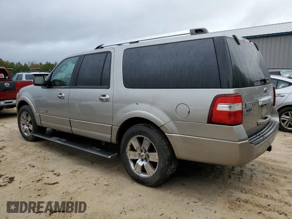 2008 Ford Expedition EL Limited with VIN 1FMFK19598LA05020, listed as a Copart auction lot 81521414 with 0 mi miles and Salvage Title. Bid and sale history available at carsss.com. Image 2.
