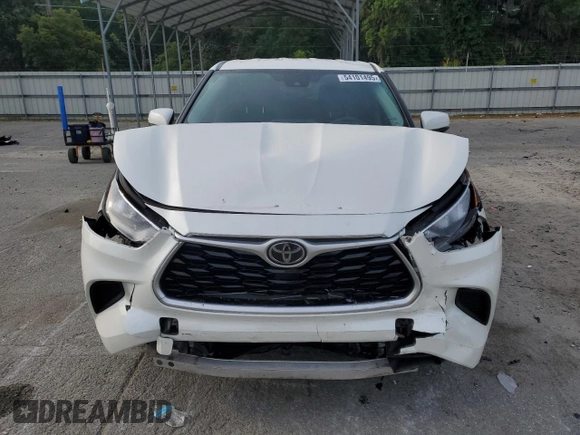 2020 Toyota Highlander L with VIN 5TDCZRAH2LS504059, listed as a Copart auction lot 54101495 with 53,974 mi miles and Salvage title. Bid and sale history available at DreamBid. Image 5.