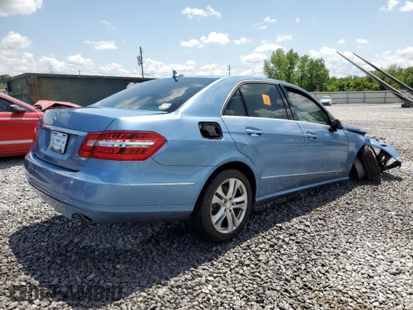 2011 Mercedes-Benz E 350 Luxury with VIN WDDHF5GBXBA394230, listed as a Copart auction lot 56366595 with Not provided miles and Salvage title. Bid and sale history available at DreamBid. Image 3.