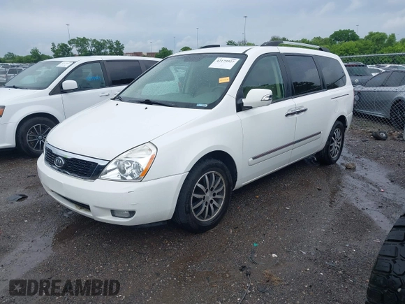 2012 Kia Sedona EX with VIN KNDMH4C76C6457908, listed as a IAAI auction lot 42179927 with 196,104 mi miles and . Bid and sale history available at DreamBid. Image 2.