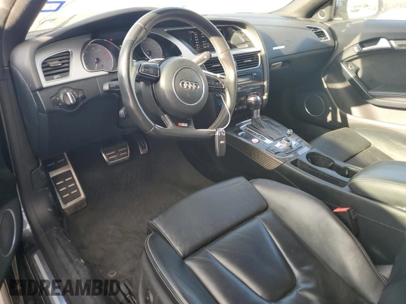 2016 Audi S5 Premium Plus with VIN WAUC4AFR5GA022381, listed as a Copart auction lot 71720084 with 104,010 mi miles and Clean Title. Bid and sale history available at carsss.com. Image 8.