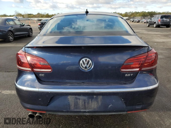 2013 Volkswagen CC Sport with VIN WVWBP7AN6DE546625, listed as a Copart auction lot 85506494 with 163,424 mi miles and Salvage Title. Bid and sale history available at carsss.com. Image 6.