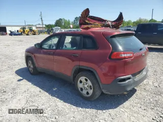 2014 Jeep Cherokee Sport with VIN 1C4PJLAB6EW123500, listed as a Copart auction lot 50102725 with 0 mi miles and Clean Title. Bid and sale history available at carsss.com. Image 2.