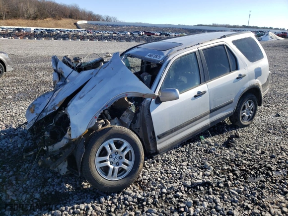 2003 Honda CR-V EX with VIN JHLRD77873C043661, listed as a Copart auction lot 46678925 with 0 mi miles and Salvage Title. Bid and sale history available at carsss.com. Image 1.