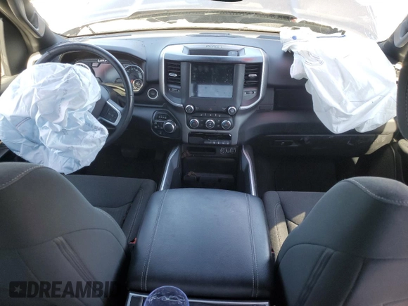 2020 Ram 1500 Big Horn with VIN 1C6SRFFT2LN402409, listed as a Copart auction lot 45909585 with 0 mi miles and Salvage Title. Bid and sale history available at carsss.com. Image 8.