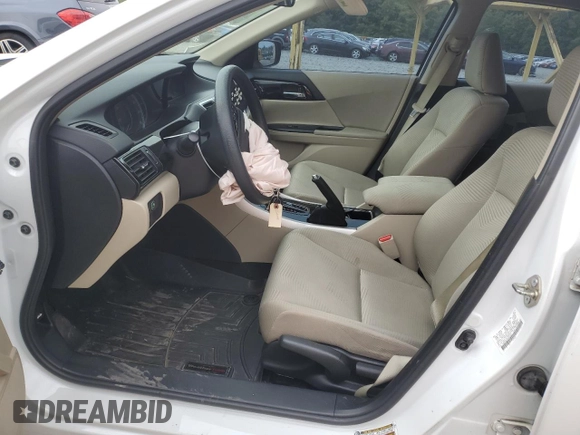 2016 Honda Accord LX with VIN 1HGCR2F32GA233951, listed as a Copart auction lot 58448354 with 125,322 mi miles and Salvage Title. Bid and sale history available at DreamBid. Image 7.