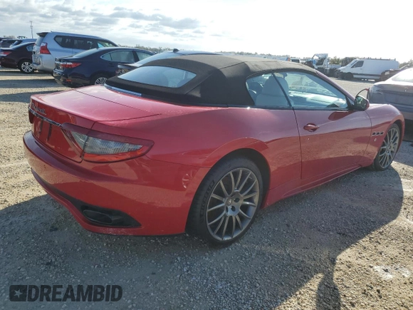 2013 Maserati GranTurismo Convertible Sport with VIN ZAM45VMA7D0073435, listed as a Copart auction lot 74539344 with 0 mi miles and Salvage Title. Bid and sale history available at carsss.com. Image 3.