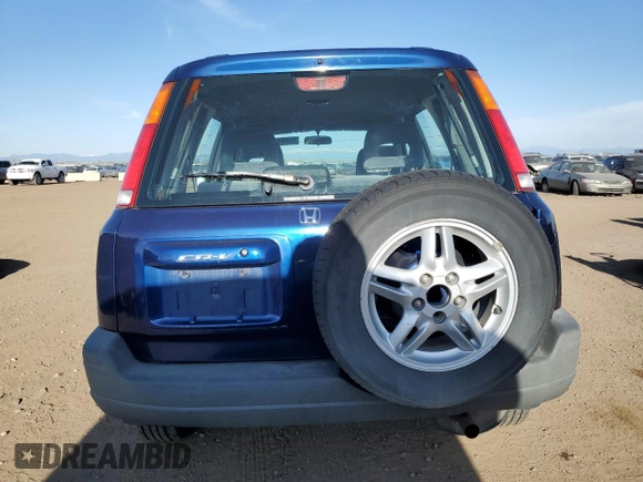 1998 Honda CR-V EX with VIN JHLRD1862WC092166, listed as a Copart auction lot 54161385 with 274,113 mi miles and Clean Title. Bid and sale history available at carsss.com. Image 6.