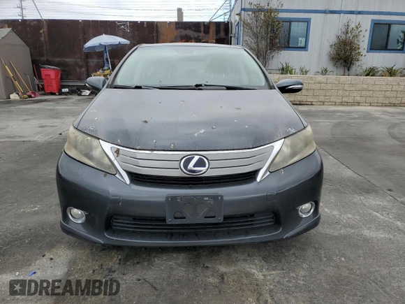 2010 Lexus HS 250h with VIN JTHBB1BA0A2001703, listed as a Copart auction lot 77886284 with 105,912 mi miles and Salvage Title. Bid and sale history available at DreamBid. Image 5.