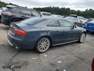 2008 Audi S5 with VIN WAURV78T08A024365, listed as a Copart auction lot 69454264 with 0 mi miles and Salvage Title. Bid and sale history available at carsss.com. Image 3.