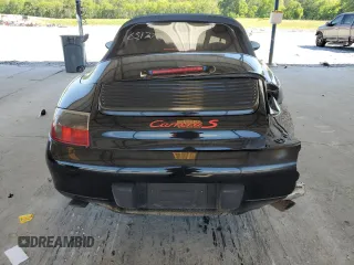 2001 Porsche 911 with VIN WP0CA29921S651773, listed as a Copart auction lot 55867785 with 111,563 mi miles and Salvage title. Bid and sale history available at DreamBid. Image 6.