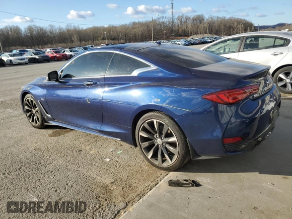 2017 Infiniti Q60 Premium with VIN JN1EV7EL8HM552436, listed as a Copart auction lot 49728925 with 48,104 mi miles and Salvage title. Bid and sale history available at DreamBid. Image 2.