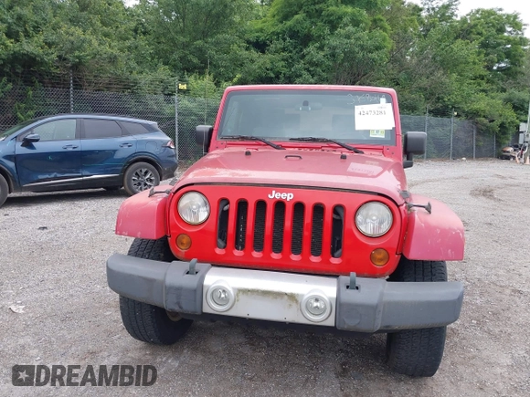 2010 Jeep Wrangler Sahara with VIN 1J4GA5D16AL178551, listed as a IAAI auction lot 42473281 with 110,170 mi miles and . Bid and sale history available at DreamBid. Image 13.