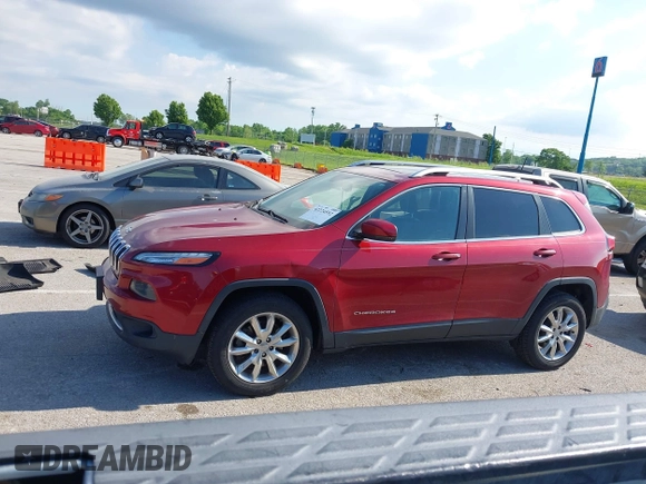 2016 Jeep Cherokee Limited with VIN 1C4PJMDS9GW188443, listed as a IAAI auction lot 42224592 with 173,581 mi miles and . Bid and sale history available at DreamBid. Image 14.