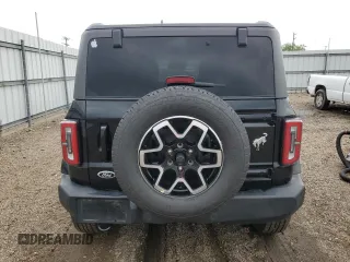 2023 Ford Bronco with VIN 1FMDE5AH4PLB13846, listed as a Copart auction lot 53741085 with 19,231 mi miles and Salvage title. Bid and sale history available at DreamBid. Image 6.
