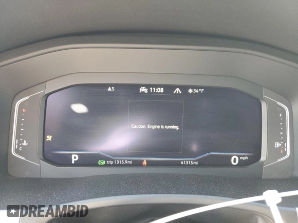2023 Volkswagen Atlas SEL with VIN 1V2BE2CA3PC201909, listed as a Copart auction lot 41765725 with 41,315 mi miles and Salvage title. Bid and sale history available at DreamBid. Image 9.