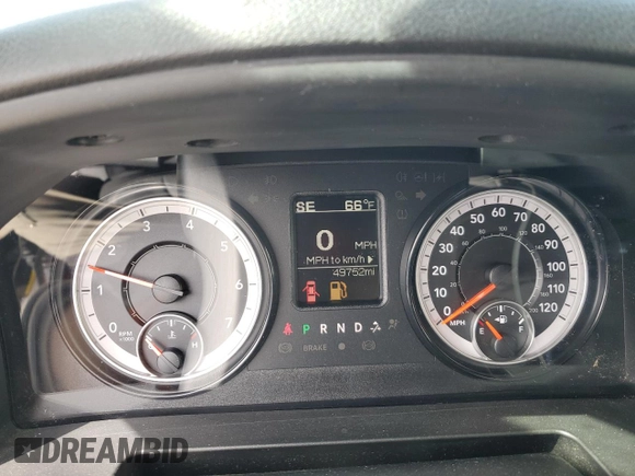 2021 Ram 1500 Classic Warlock with VIN 1C6RR7GG9MS544555, listed as a Copart auction lot 52152985 with 49,752 mi miles and Salvage Title. Bid and sale history available at carsss.com. Image 9.