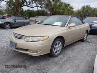 2002 Toyota Solara SE z VIN 2T1FF28P82C594965, wystawiony jako IAAI lot #41325886 z przebiegiem 181 882 mil mil oraz . Historia ofert i sprzedaży dostępna na DreamBid. Obrazek 2.